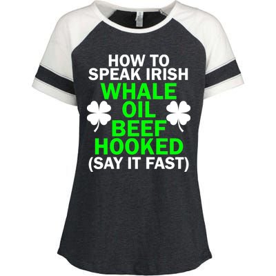 How To Speak Irish Enza Ladies Jersey Colorblock Tee