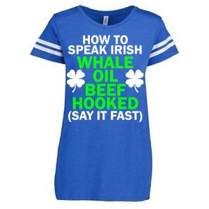 How To Speak Irish Enza Ladies Jersey Football T-Shirt