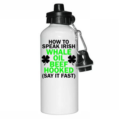 How To Speak Irish Aluminum Water Bottle