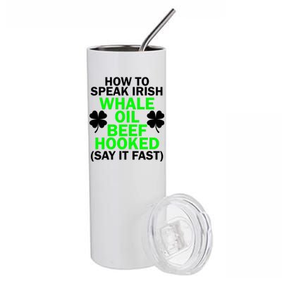 How To Speak Irish Stainless Steel Tumbler