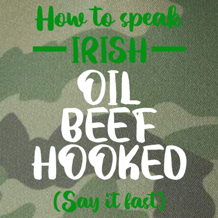 How to speak irish Funny Legacy Tie Dye Trucker Hat