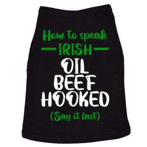 How to speak irish Funny Doggie Tank