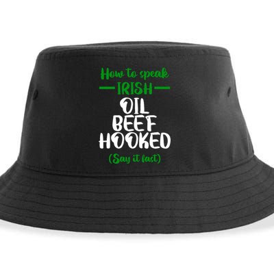 How to speak irish Funny Sustainable Bucket Hat