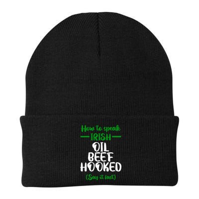 How to speak irish Funny Beanie