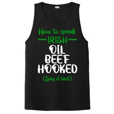 How to speak irish Funny PosiCharge Competitor Tank