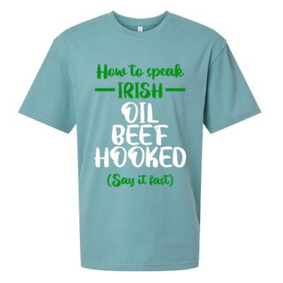 How to speak irish Funny Sueded Cloud Jersey T-Shirt