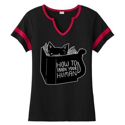 How To Train Your Human Ladies Halftime Notch Neck Tee