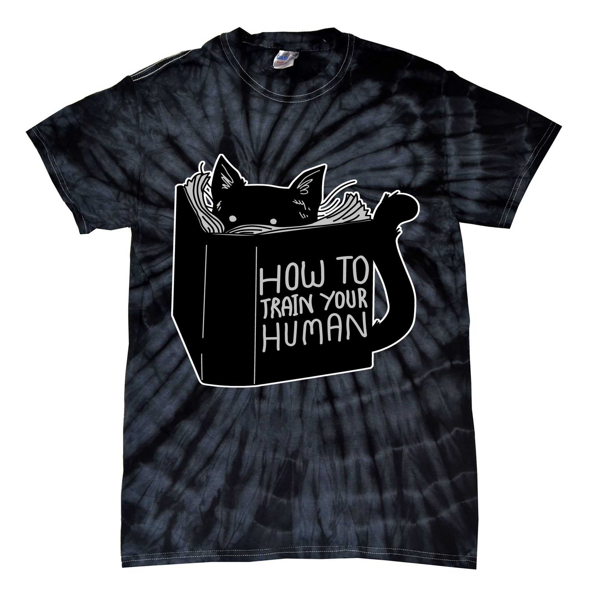 How To Train Your Human Tie-Dye T-Shirt