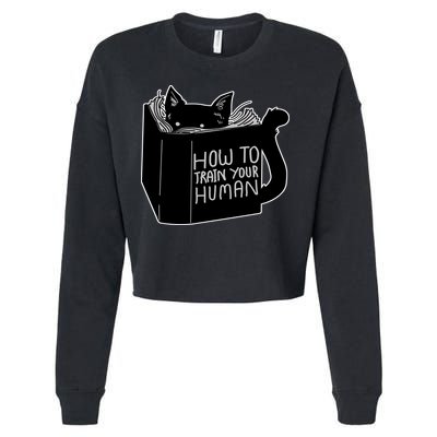 How To Train Your Human Cropped Pullover Crew