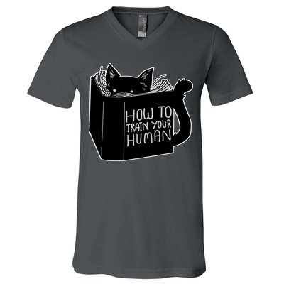 How To Train Your Human V-Neck T-Shirt