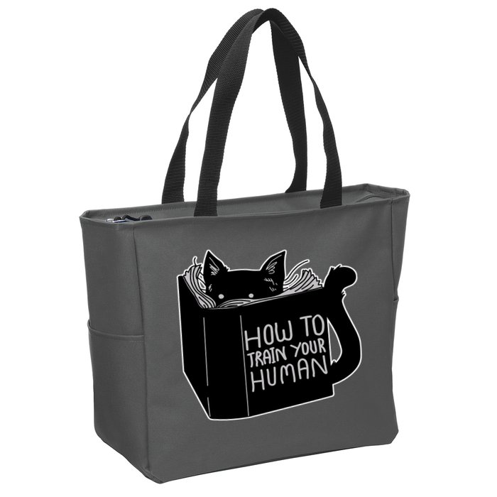How To Train Your Human Zip Tote Bag
