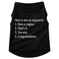 How To Win An Argument Have A Vagina Doggie Tank