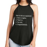 How To Win An Argument Have A Vagina Women's Perfect Tri Rocker Tank