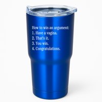 How To Win An Argument Have A Vagina Tumbler