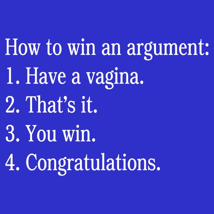 How To Win An Argument Have A Vagina Mousepad