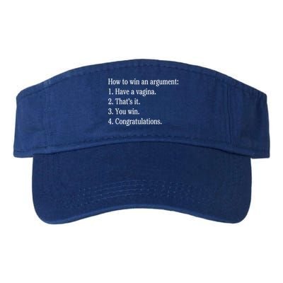 How To Win An Argument Have A Vagina Visor