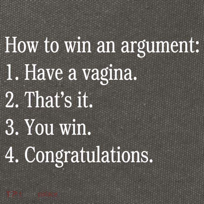 How To Win An Argument Have A Vagina Cotton Canvas Backpack