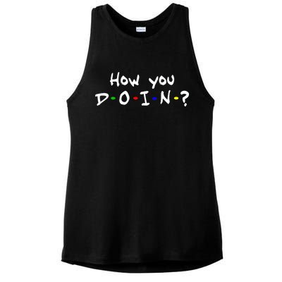 How You Doin? Ladies PosiCharge Tri-Blend Wicking Tank