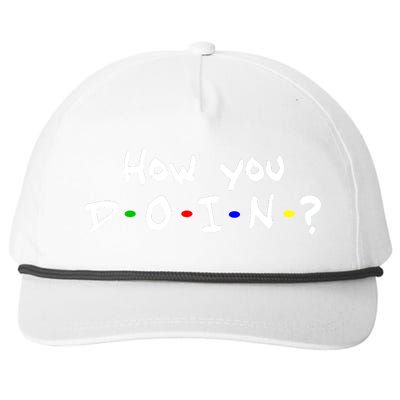 How You Doin? Snapback Five-Panel Rope Hat