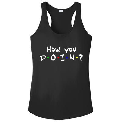 How You Doin? Ladies PosiCharge Competitor Racerback Tank