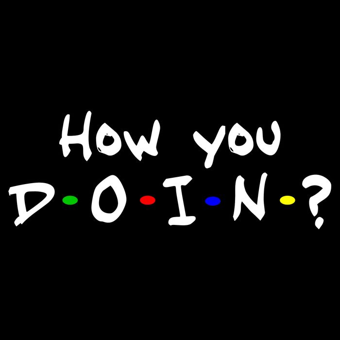 How You Doin? Zip Tote Bag