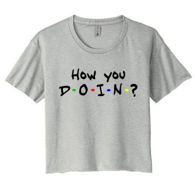 How You Doin? Women's Crop Top Tee