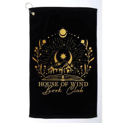 House Of Wind Book Club Vintage Mountain Wildflowers Bookish Golf Towel