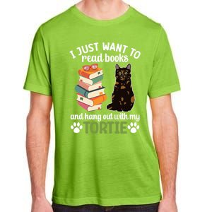 Hang Out With My Tortie Cat Owner Tortoiseshell Cat Lover Gift Adult ChromaSoft Performance T-Shirt