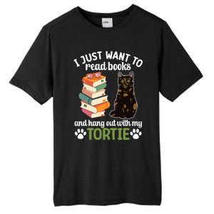 Hang Out With My Tortie Cat Owner Tortoiseshell Cat Lover Gift Tall Fusion ChromaSoft Performance T-Shirt