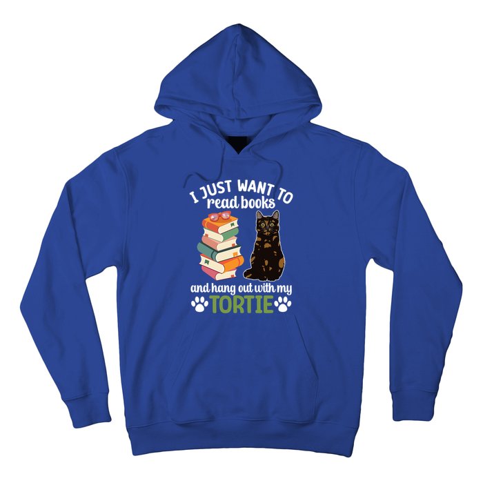 Hang Out With My Tortie Cat Owner Tortoiseshell Cat Lover Gift Hoodie