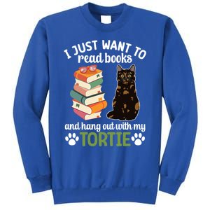 Hang Out With My Tortie Cat Owner Tortoiseshell Cat Lover Gift Sweatshirt