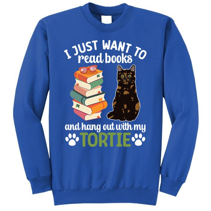 Hang Out With My Tortie Cat Owner Tortoiseshell Cat Lover Gift Sweatshirt