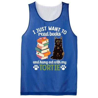 Hang Out With My Tortie Cat Owner Tortoiseshell Cat Lover Gift Mesh Reversible Basketball Jersey Tank