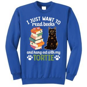 Hang Out With My Tortie Cat Owner Tortoiseshell Cat Lover Gift Tall Sweatshirt