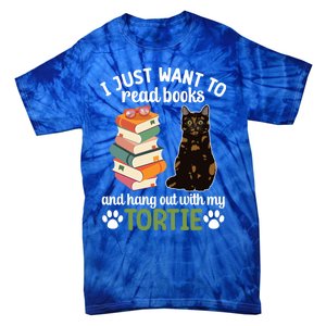 Hang Out With My Tortie Cat Owner Tortoiseshell Cat Lover Gift Tie-Dye T-Shirt