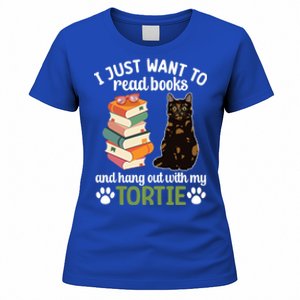 Hang Out With My Tortie Cat Owner Tortoiseshell Cat Lover Gift Women's T-Shirt