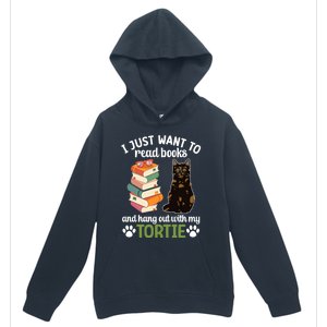 Hang Out With My Tortie Cat Owner Tortoiseshell Cat Lover Gift Urban Pullover Hoodie