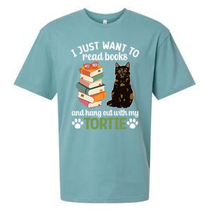 Hang Out With My Tortie Cat Owner Tortoiseshell Cat Lover Gift Sueded Cloud Jersey T-Shirt