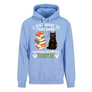 Hang Out With My Tortie Cat Owner Tortoiseshell Cat Lover Gift Unisex Surf Hoodie