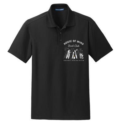 House Of Wind Book Club Dry Zone Grid Polo