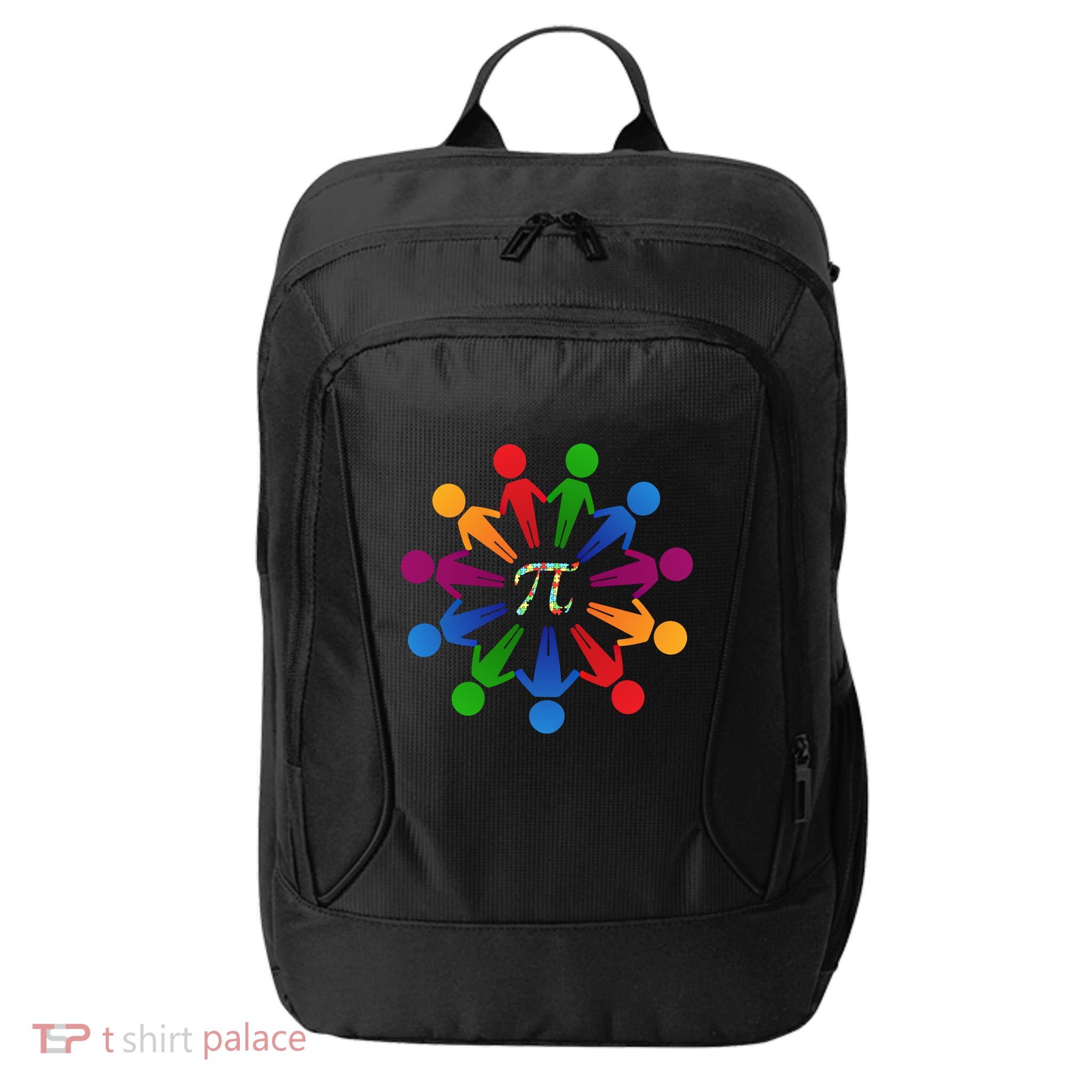 Happy Outfit With Pi Day Gift City Backpack