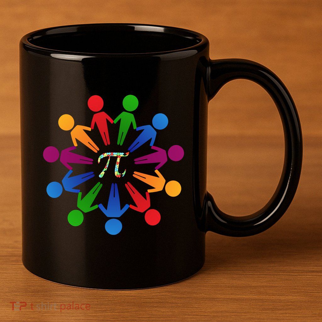 Happy Outfit With Pi Day Gift 11oz C Handle Ceramic Mug