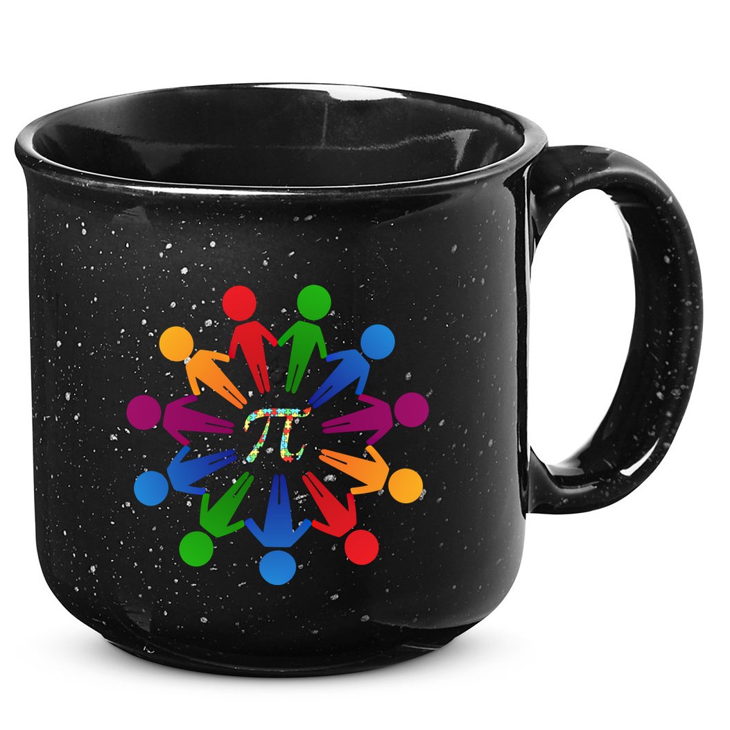 Happy Outfit With Pi Day Gift 15oz Campfire Ceramic Mug