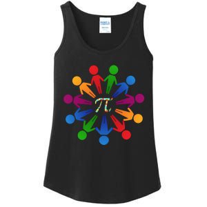 Happy Outfit With Pi Day Gift Ladies Essential Tank