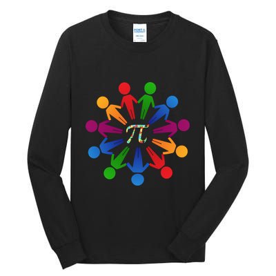 Happy Outfit With Pi Day Gift Tall Long Sleeve T-Shirt