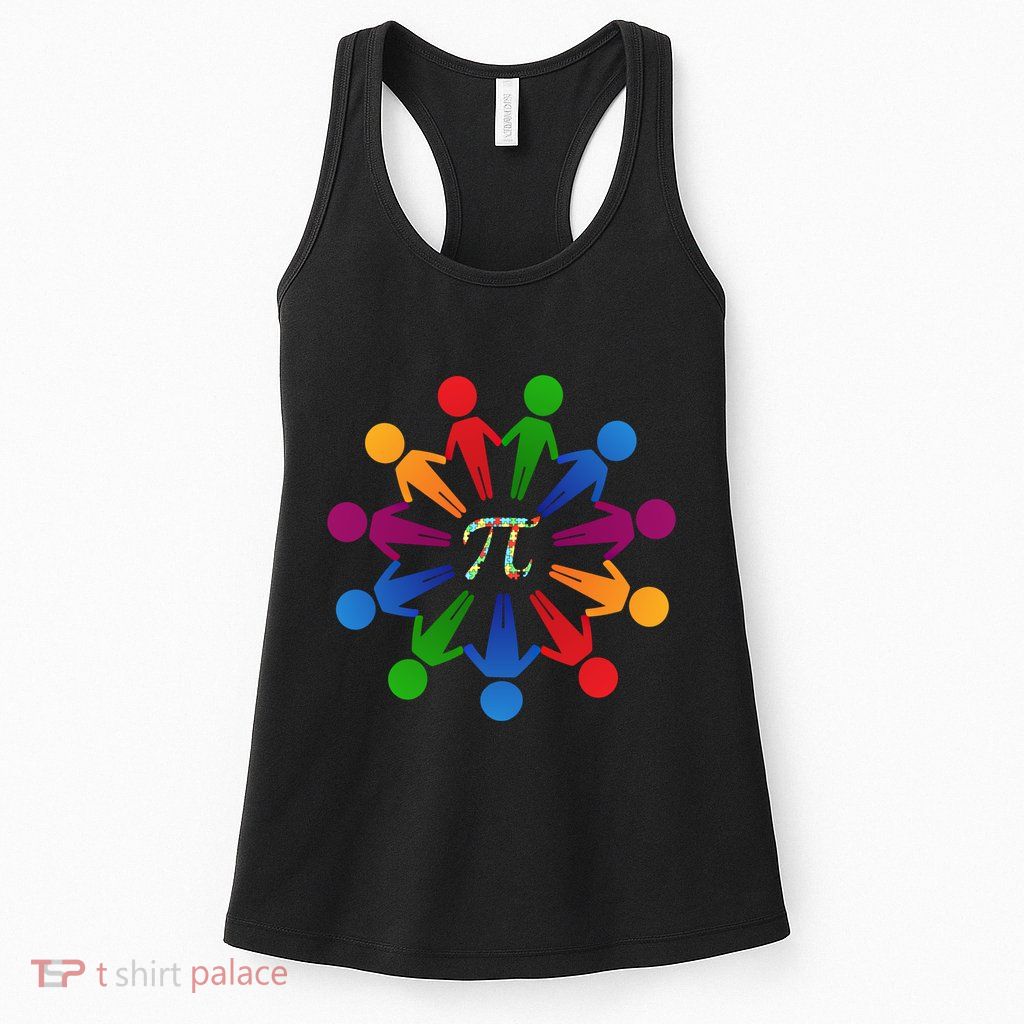 Happy Outfit With Pi Day Gift Womens Tank Top