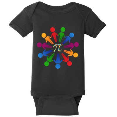 Happy Outfit With Pi Day Gift Baby Bodysuit