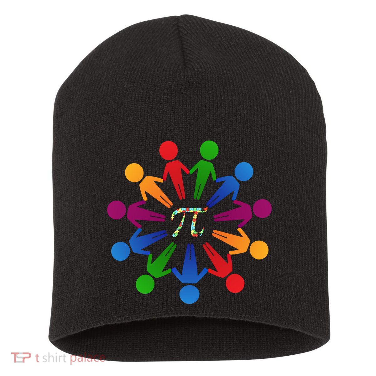 Happy Outfit With Pi Day Gift Short Acrylic Beanie