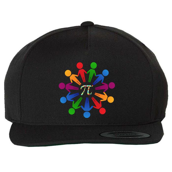 Happy Outfit With Pi Day Gift Wool Snapback Cap