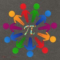 Happy Outfit With Pi Day Gift Cotton Canvas Backpack